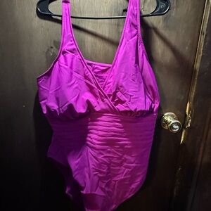 Women's Purple One Piece Swimsuit